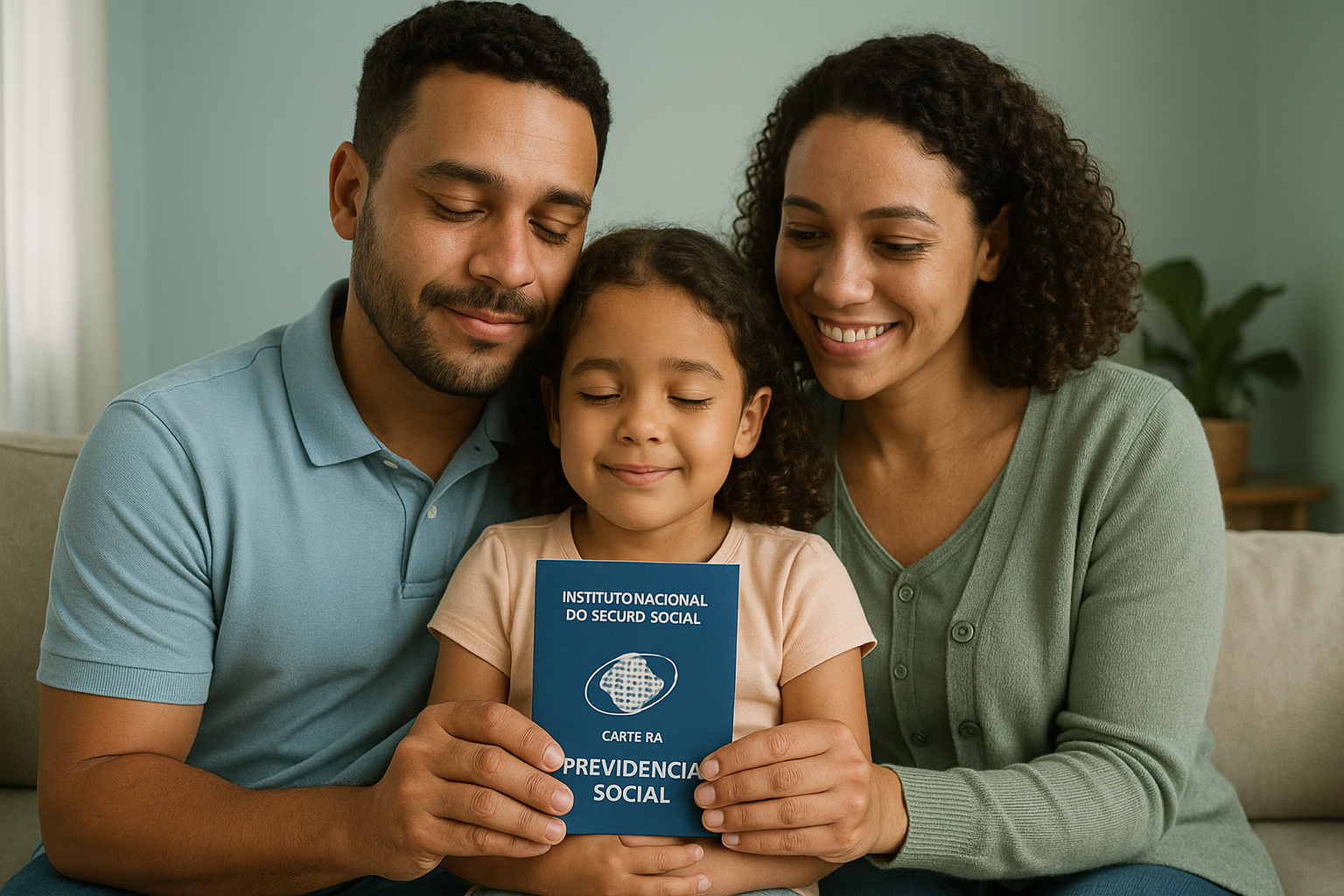 Família brasileira protegida pela previdência social