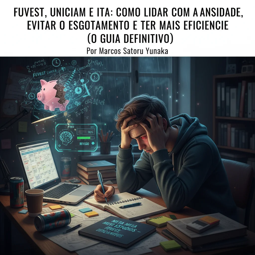 Fuvest, Unicamp e ITA: Como Lidar com a Ansiedade, Evitar o Esgotamento e Ter Mais Eficiência (O Guia Definitivo)