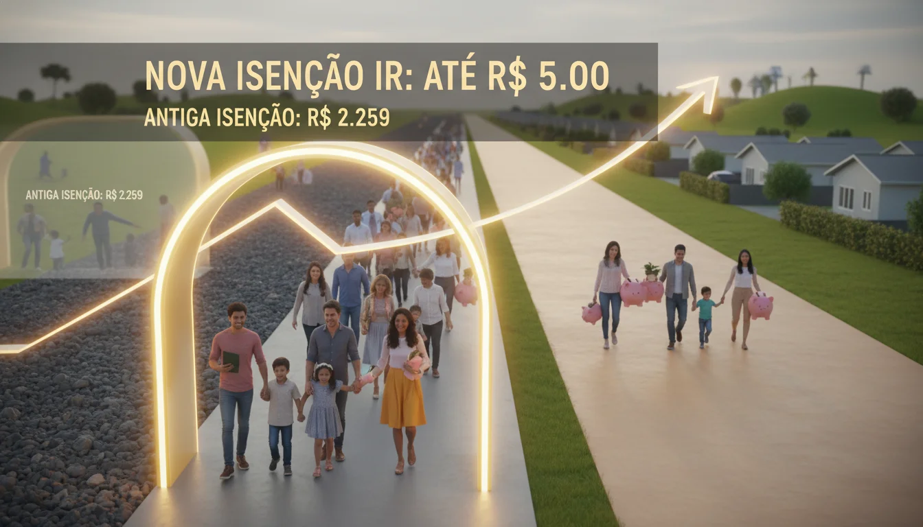 A Nova Isenção do IR Até R$ 5.000: A Mudança Que Reescreve o Orçamento das Famílias Brasileiras - Exemplo Prático