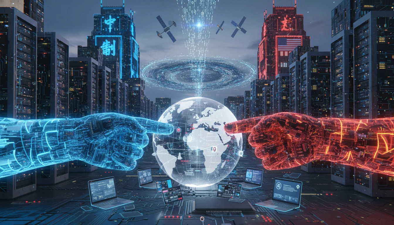 Geopolítica da Tecnologia: Entenda a Nova Guerra Fria Digital e Seus Impactos - Imagem Principal