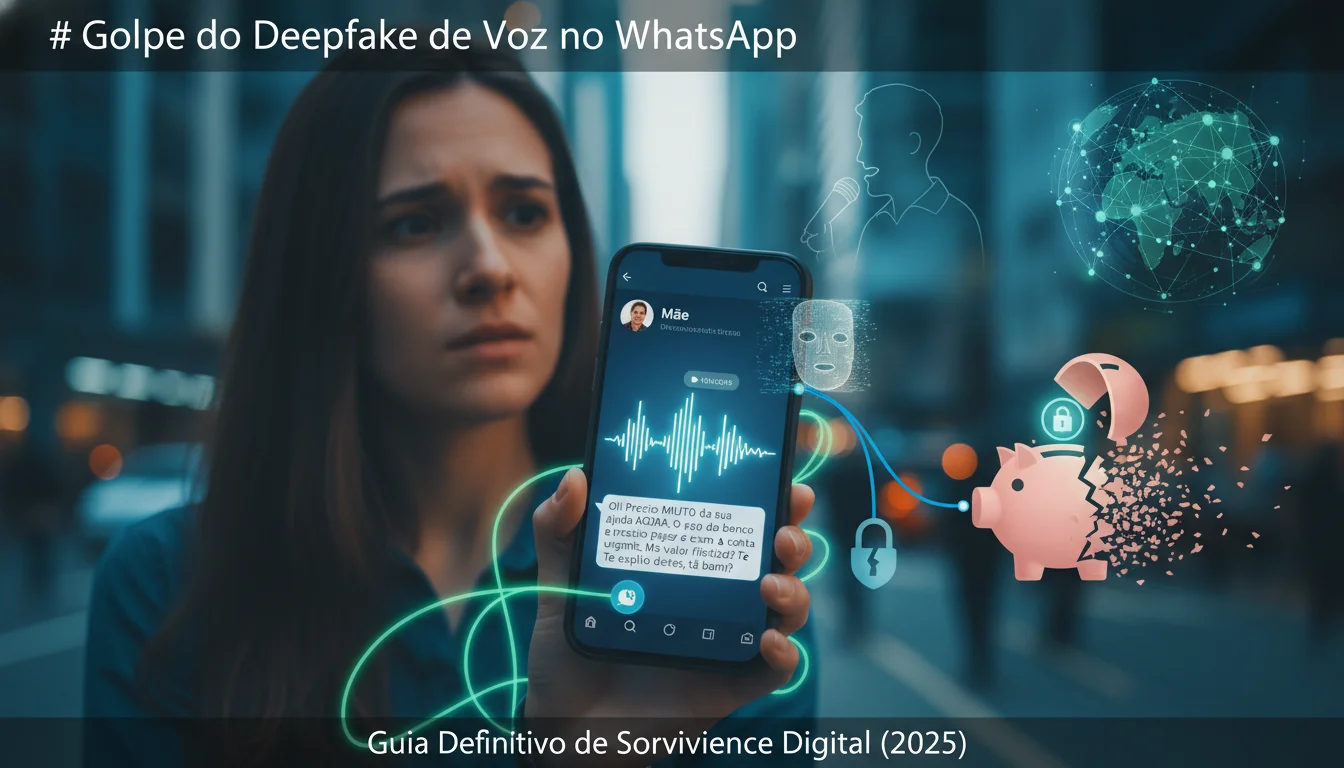 Golpe do Deepfake de Voz no WhatsApp: O Guia Definitivo de Sobrevivência Digital (2025) - Exemplo Prático