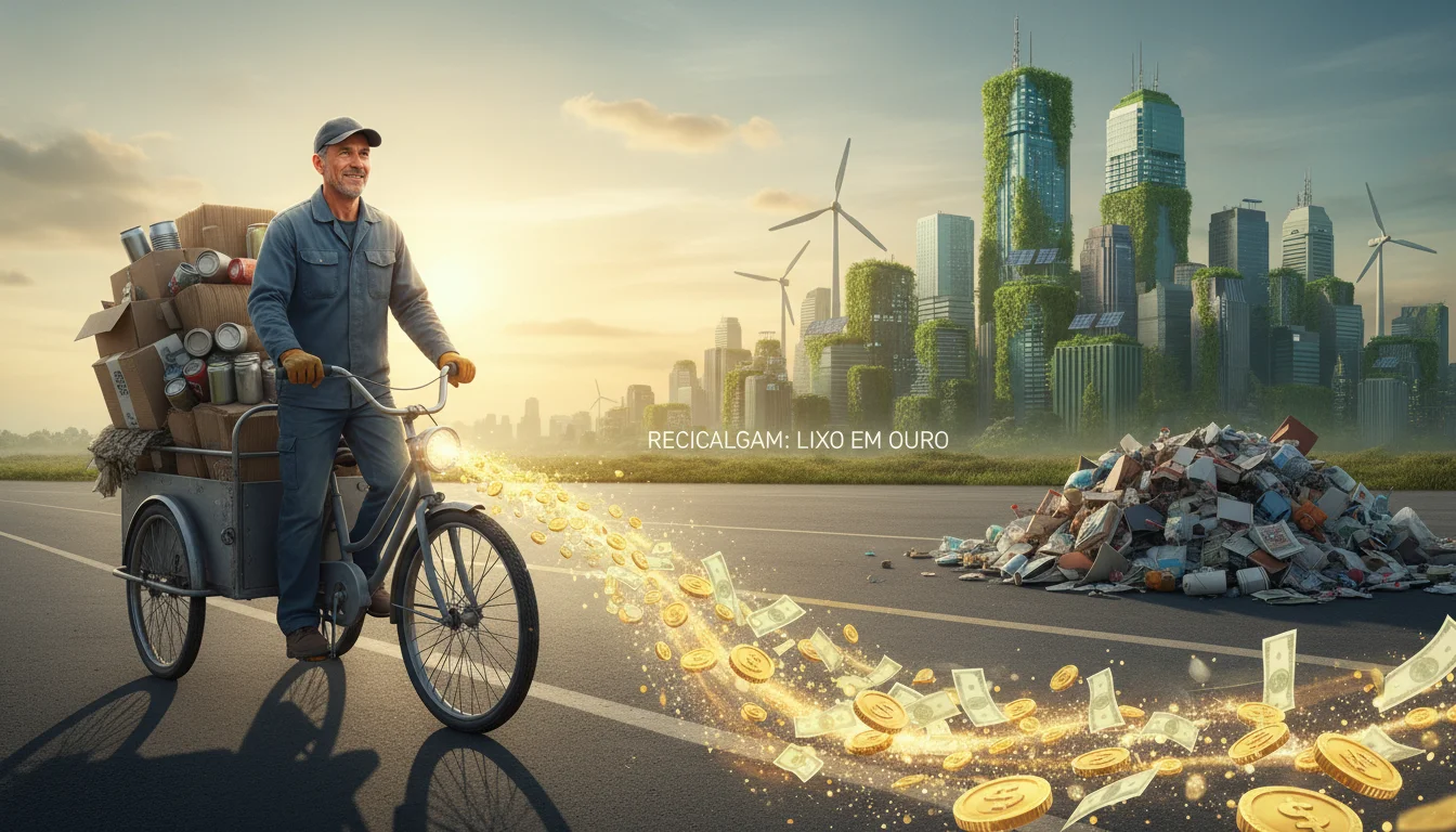 Guia Definitivo do Catador de Recicláveis: Como Começar, Crescer e Transformar a Reciclagem em Renda - Imagem Principal