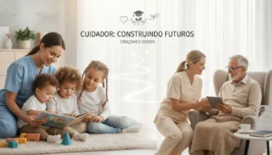 Guia Completo: Cuidador de Crianças e de Idosos – Como Começar, Se Qualificar e Crescer na Profissão