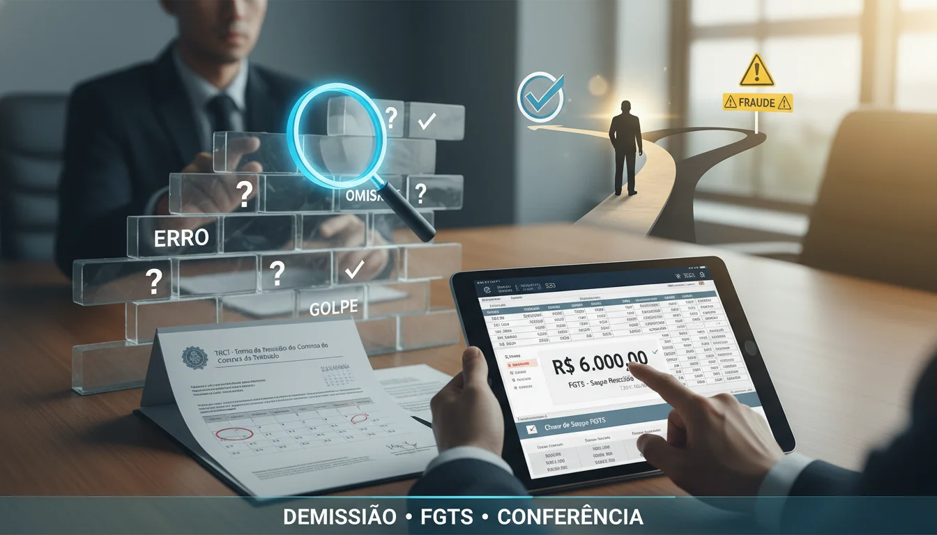 Demissão Sem Justa Causa e FGTS: Guia Completo Para Conferir Sua Rescisão, Evitar Erros e Reconhecer Golpes (2025) - Imagem Principal