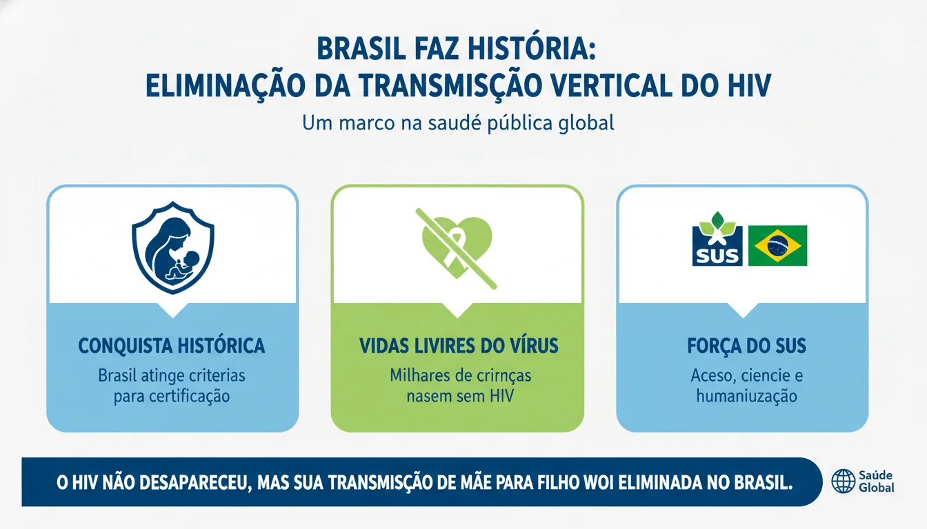 Brasil Faz História: A Conquista da Eliminação da Transmissão Vertical do HIV - Imagem Principal