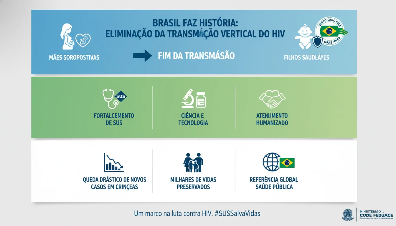Brasil Faz História: A Conquista da Eliminação da Transmissão Vertical do HIV - Exemplo Prático
