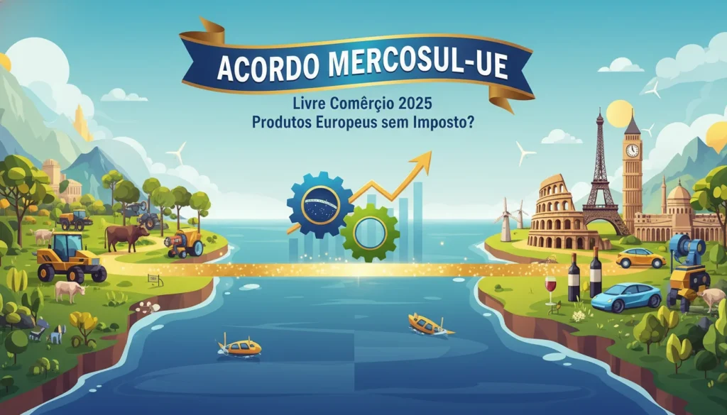 Produtos Europeus sem Imposto? Tudo Sobre o Acordo Mercosul-UE (Guia 2025)