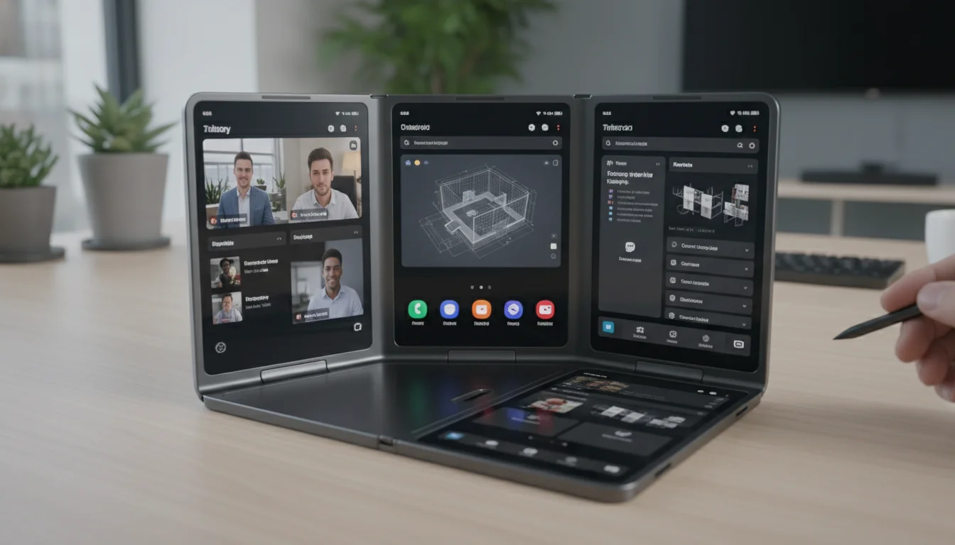 Samsung Galaxy Z TriFold: A Revolução de 3 Telas Dobráveis e Dobradiça Dupla Chegou ao Mercado? - Exemplo Prático