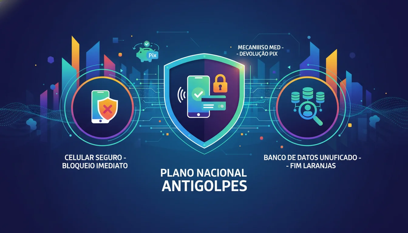 Plano Nacional Antigolpes: Como o Governo Vai Proteger SEU Dinheiro Online Contra Fraudes Digitais e Bancárias (Guia Completo) - Imagem Principal