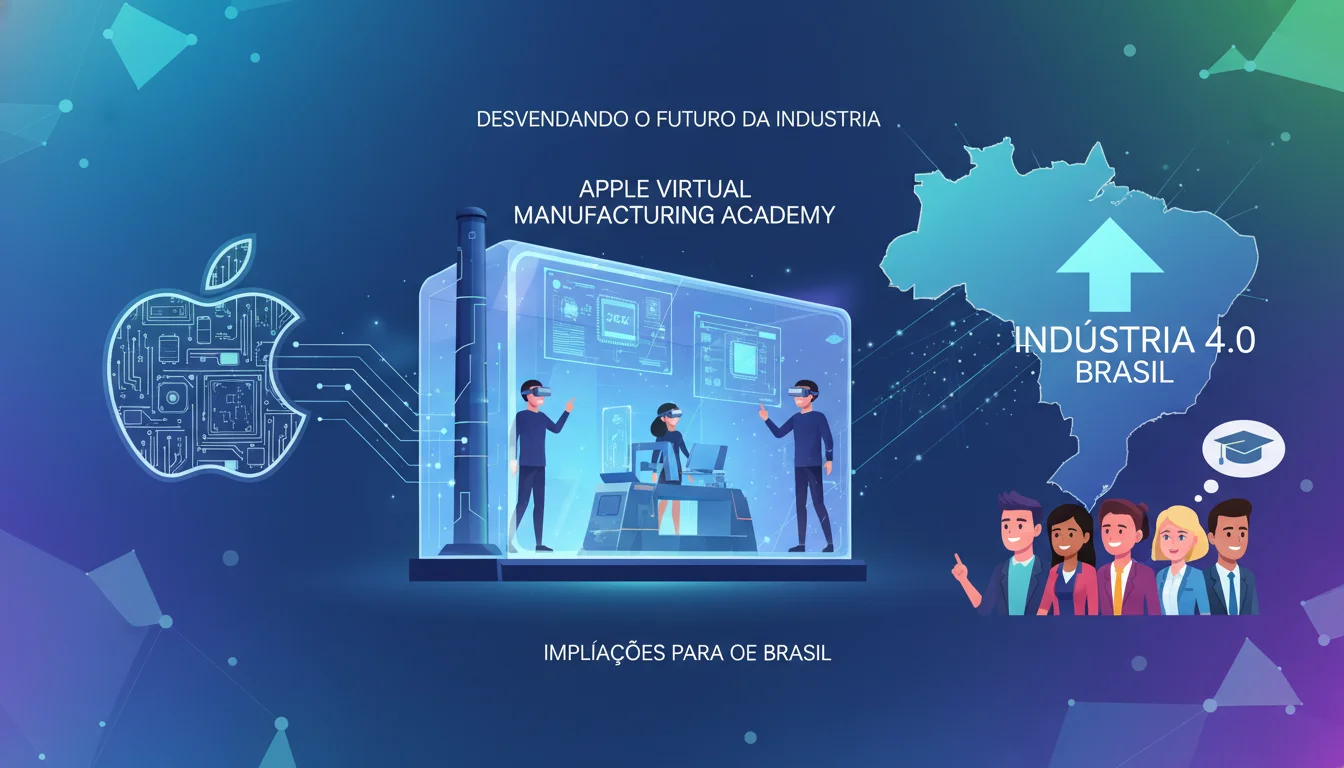 Apple Academia de Manufatura Virtual: Desvendando o Futuro da Indústria e Suas Implicações para o Brasil - Imagem Principal
