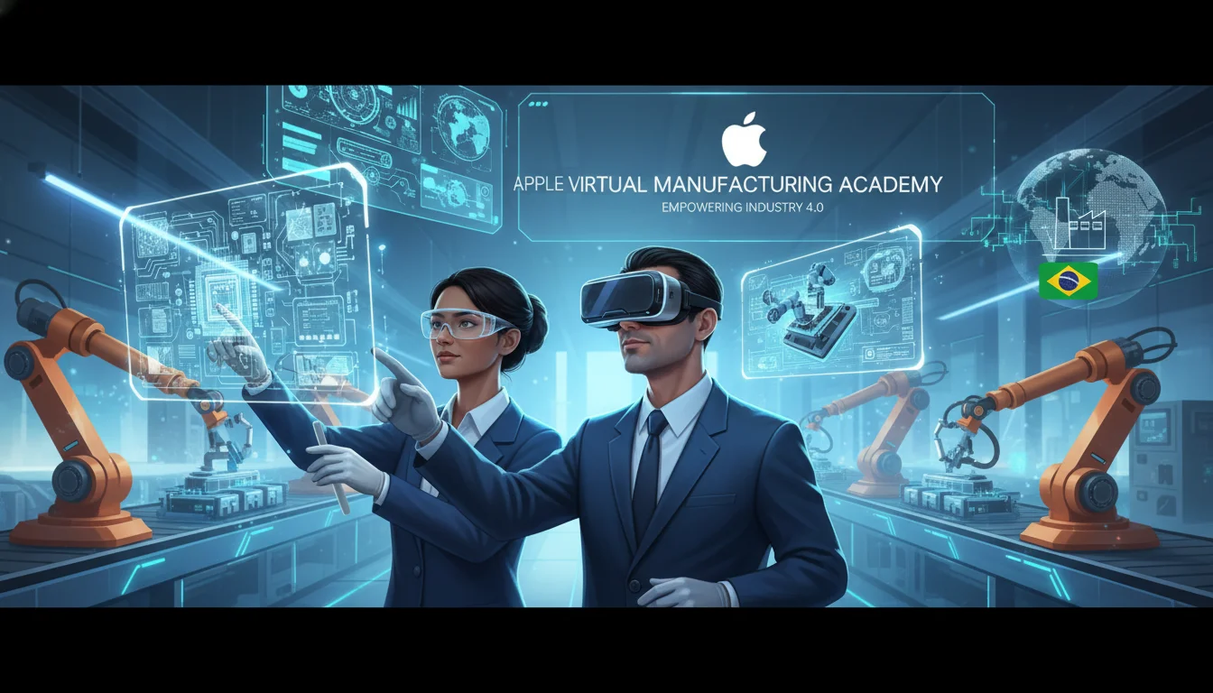Apple Academia de Manufatura Virtual: Desvendando o Futuro da Indústria e Suas Implicações para o Brasil - Exemplo Prático