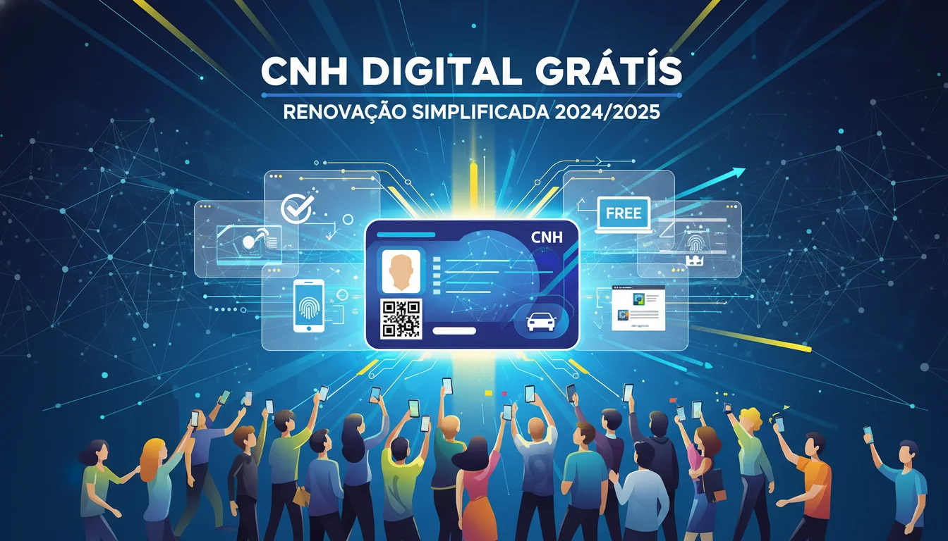 Novas Regras CNH 2024/2025: Renovação Gratuita e Digital – O Guia Definitivo e Prático - Imagem Principal