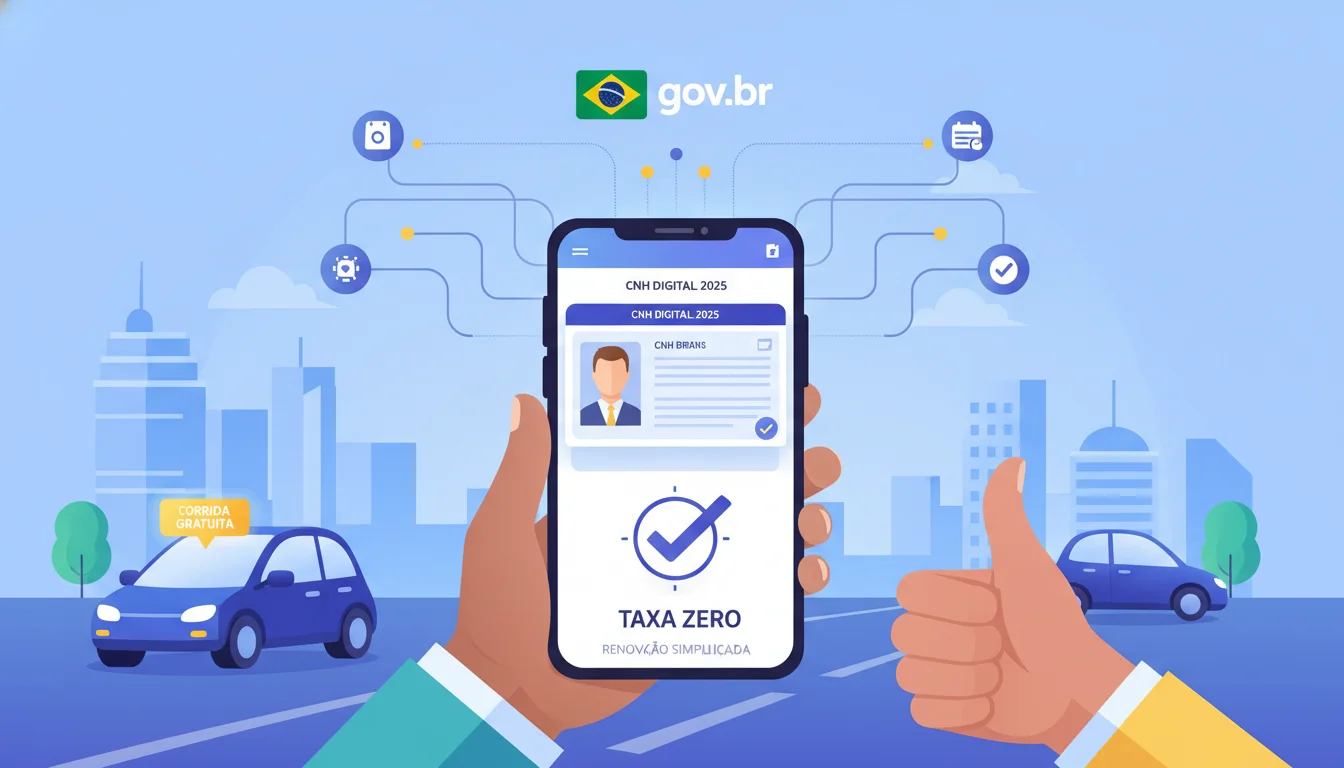 Novas Regras CNH 2024/2025: Renovação Gratuita e Digital – O Guia Definitivo e Prático - Exemplo Prático