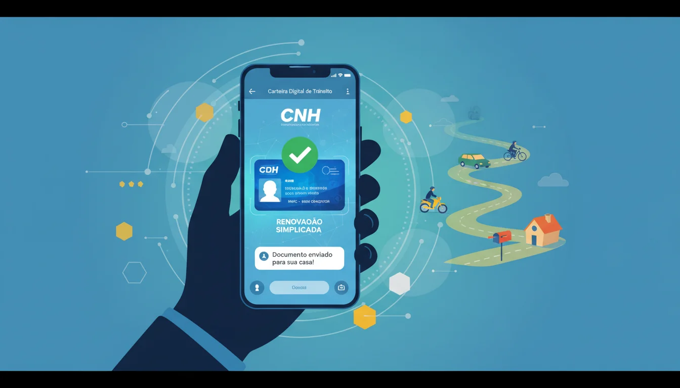 CNH com Renovação Automática para Bons Condutores: Guia Completo das Novas Regras do Governo - Exemplo Prático