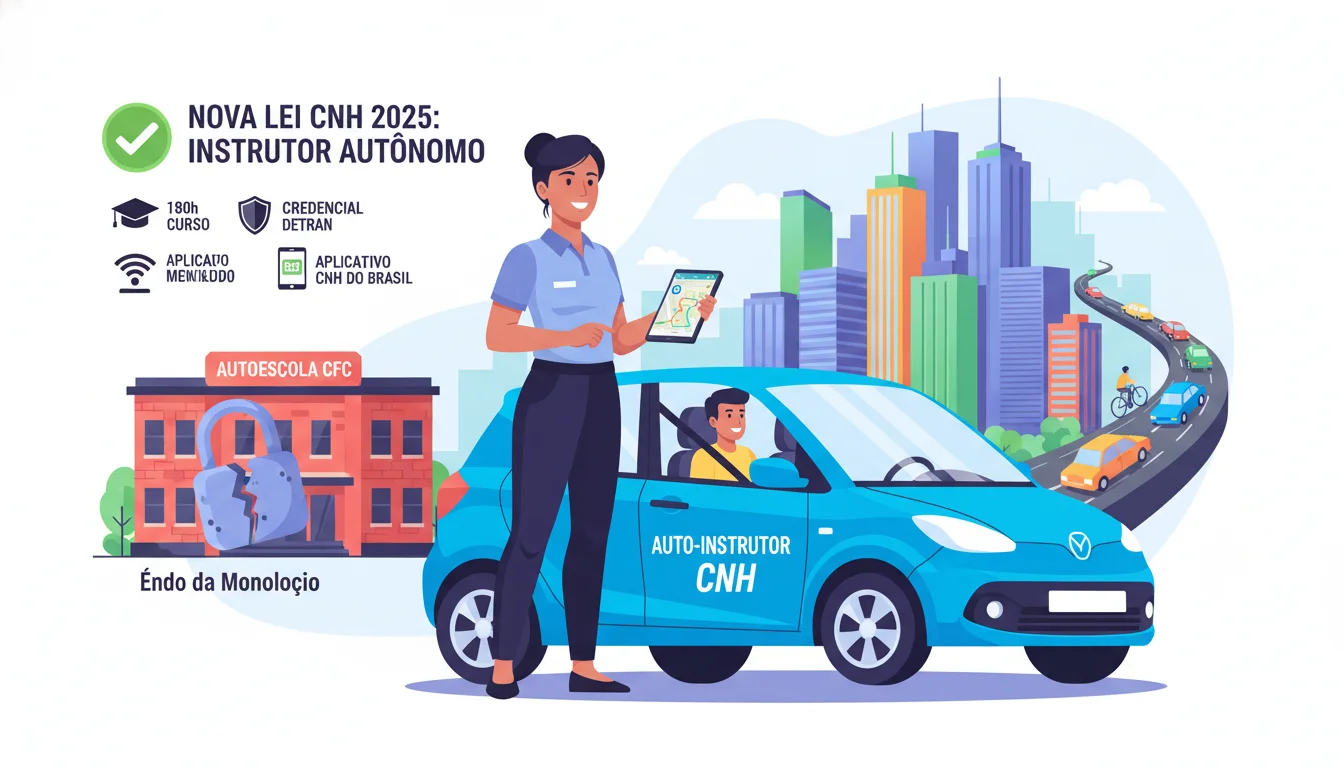 Como Ser Instrutor de Habilitação na Nova Lei do CNH 2025: O Guia Definitivo da Era