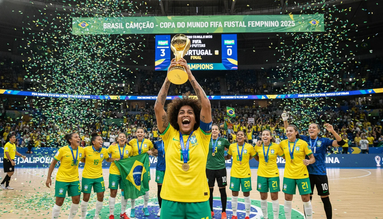 Brasil Campeão da Copa do Mundo de Futsal Feminino (Filipinas): A Glória Inédita! - Imagem Principal