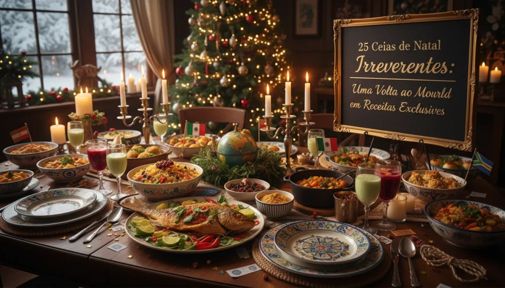 Desvende 25 Ceias de Natal Irreverentes: Uma Volta ao Mundo em Receitas Exclusivas e Memoráveis