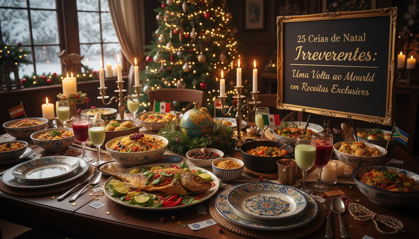Desvende 25 Ceias de Natal Irreverentes: Uma Volta ao Mundo em Receitas Exclusivas e Memoráveis - Imagem Principal