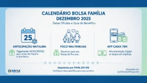 Calendário Bolsa Família Dezembro 2025: Datas Oficiais, Detalhes e Guia Completo Para Sacar seu Benefício