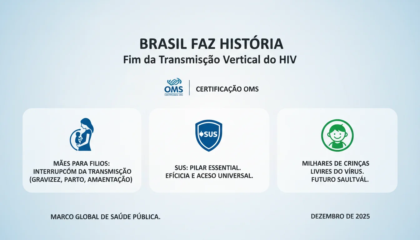 Brasil Faz História: OMS Certifica Fim da Transmissão Vertical do HIV – O Guia Definitivo da Vitória do SUS - Imagem Principal