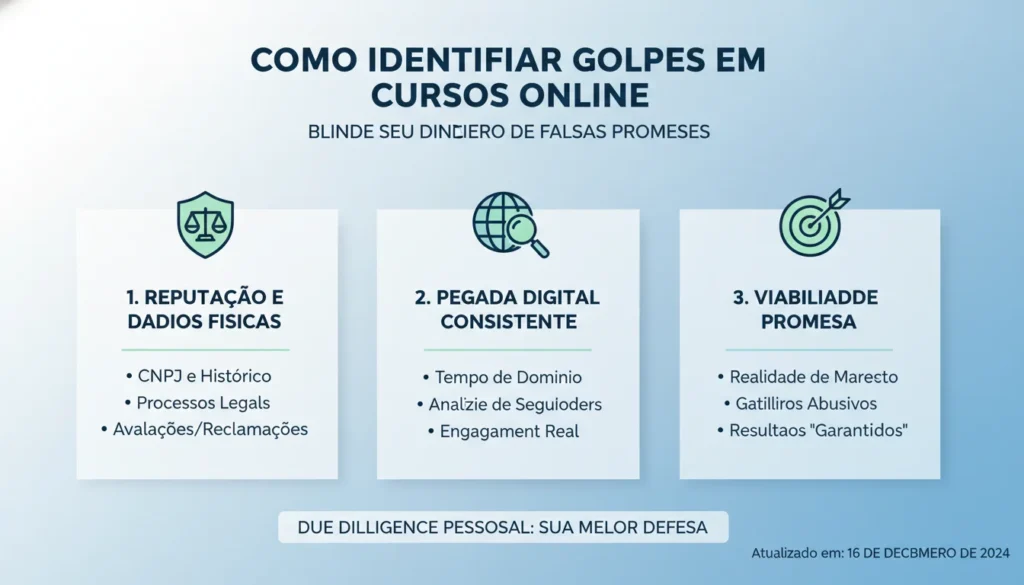 Como IDENTIFICAR Golpes em Cursos e Infoprodutos Online: O Guia Definitivo para Blindar seu Dinheiro de Falsas Promessas