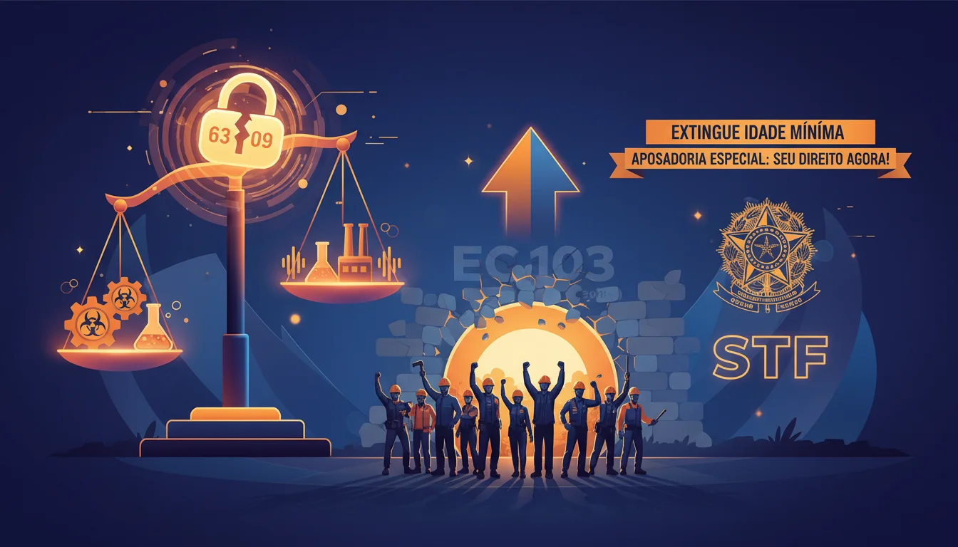 STF Extingue Idade Mínima para Aposentadoria Especial: O Que Você Precisa Saber AGORA para Garantir Seu Benefício! - Imagem Principal