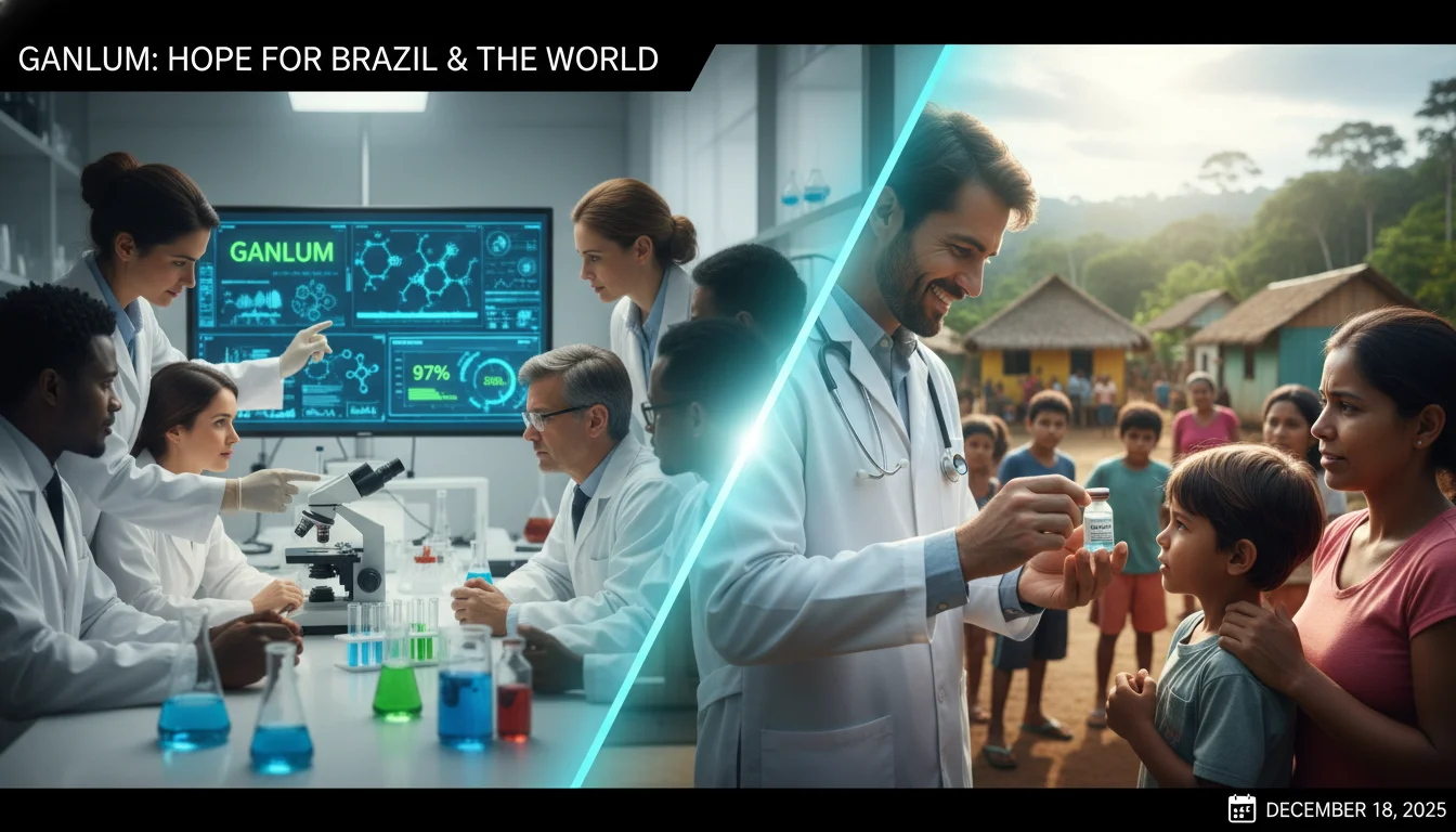 GanLum: O Novo Medicamento que Cura 97% da Malária – Esperança para o Brasil e o Mundo - Exemplo Prático