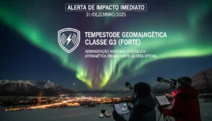Tempestade Solar G3 no Réveillon: Alerta da NOAA prevê Auroras e possíveis impactos na Terra