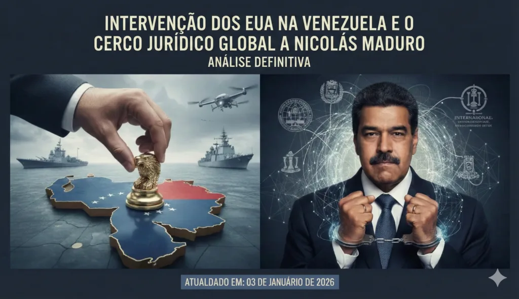 Intervenção dos EUA na Venezuela e o Cerco Jurídico Global a Nicolás Maduro: Análise Definitiva