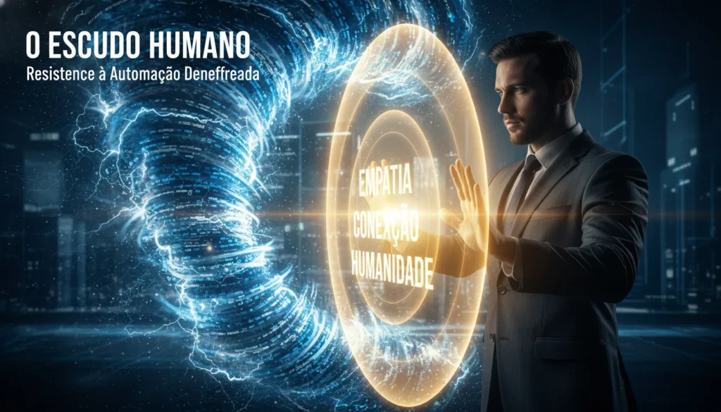 O Escudo Anti-IA: Por que a Empatia se Tornou a Skill Mais Valiosa do Mercado Moderno