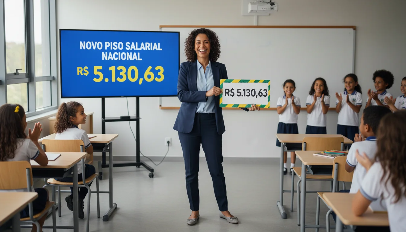 Novo Piso Salarial dos Professores: MEC Atualiza Valor para R$ 5,1 mil; Veja Quem Tem Direito - Parte 1