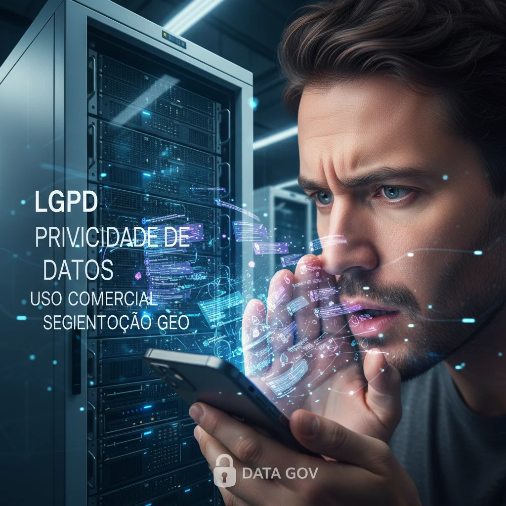 Imagem conceitual de um grande modelo de linguagem (LLM) com caixas de diálogo sobrepostas, indicando a complexidade da integração de anúncios no fluxo de conversação.