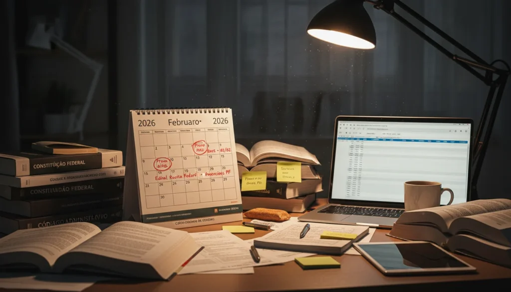 Concursos em Fevereiro Radar de 24+ Editais e o Boom da Polícia Penal