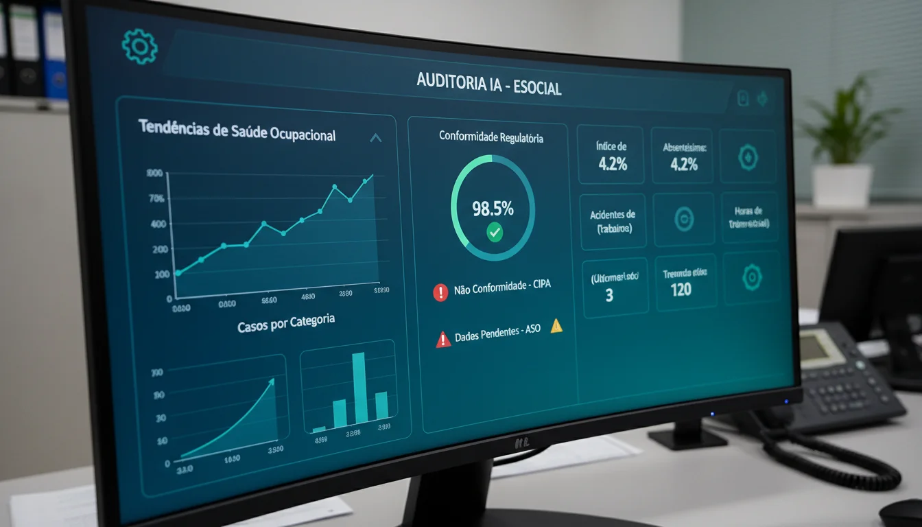 Equipe de RH discutindo protocolos de saúde mental