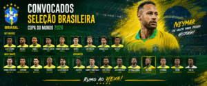 Convocação para a Copa do Mundo 2026 - neymar Convocado