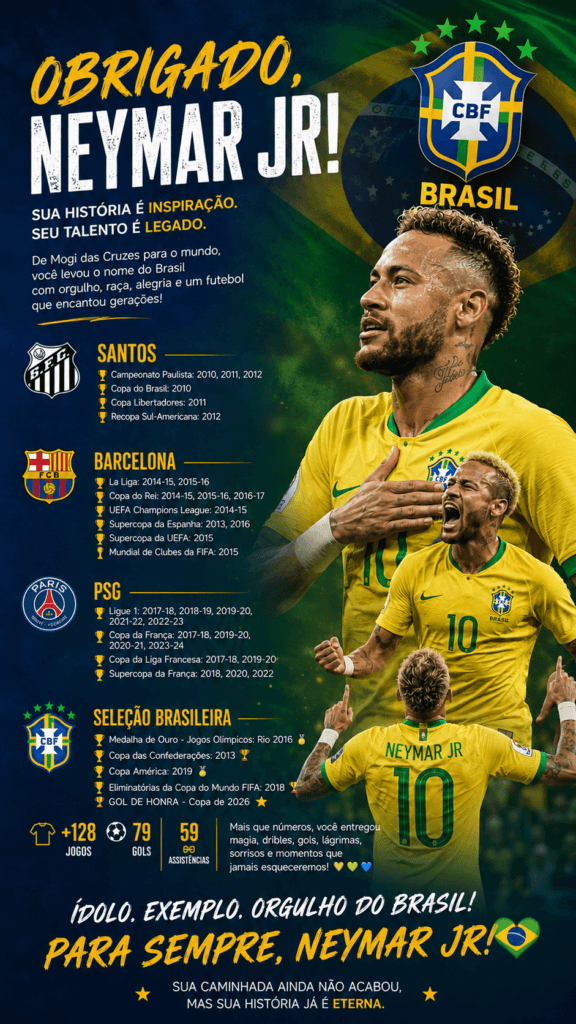 Obrigado Neymar Jr